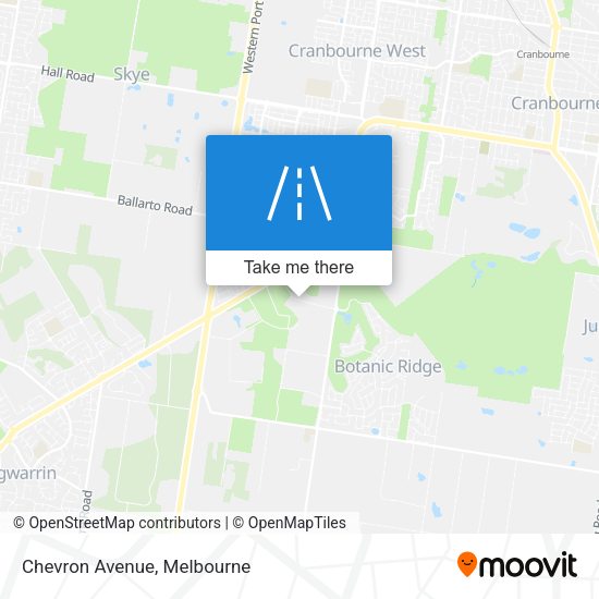 Chevron Avenue map