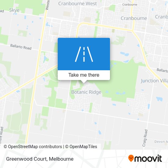 Greenwood Court map