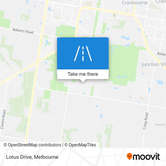 Lotus Drive map