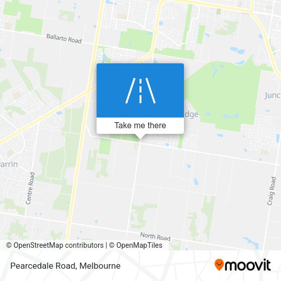 Pearcedale Road map