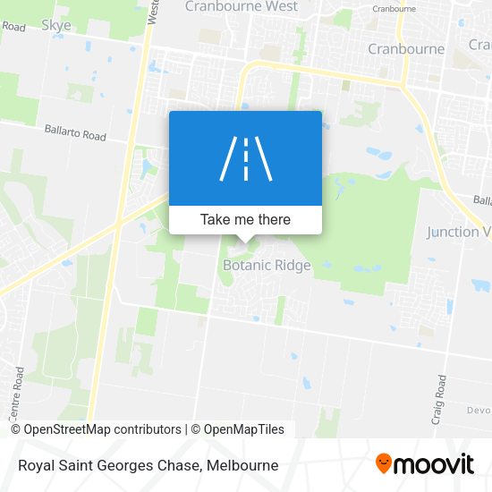 Royal Saint Georges Chase map