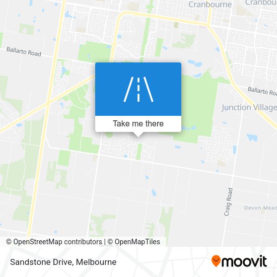 Sandstone Drive map