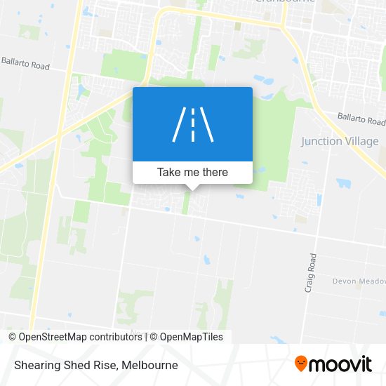 Shearing Shed Rise map