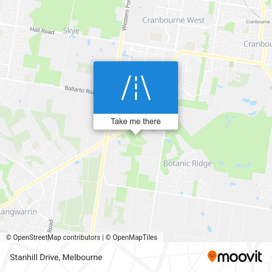 Stanhill Drive map
