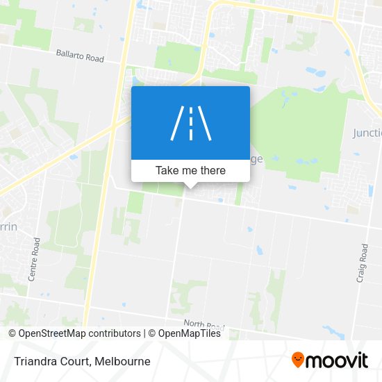 Triandra Court map