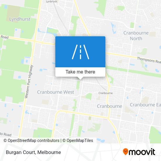 Burgan Court map