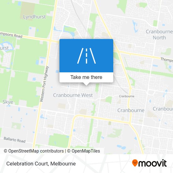 Celebration Court map