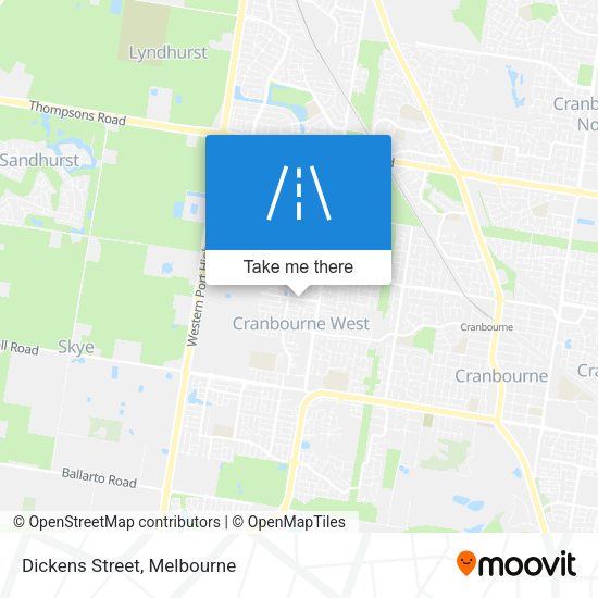 Dickens Street map