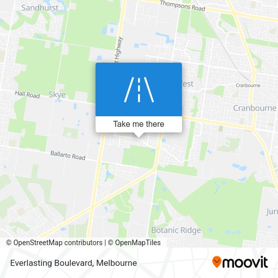 Everlasting Boulevard map