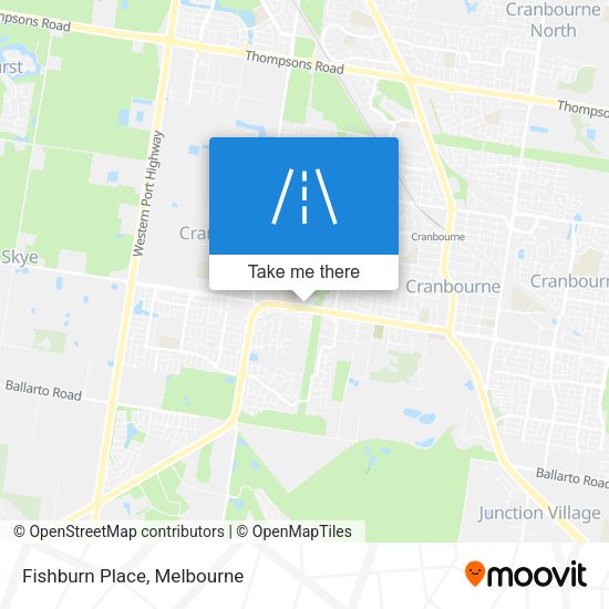 Fishburn Place map