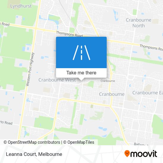 Leanna Court map