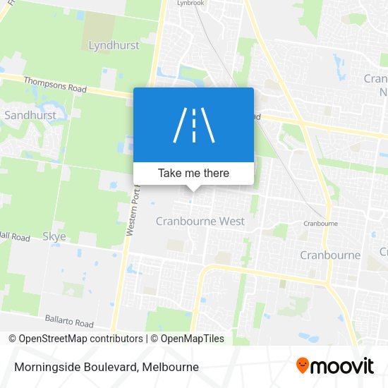 Morningside Boulevard map