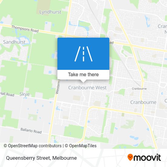 Queensberry Street map