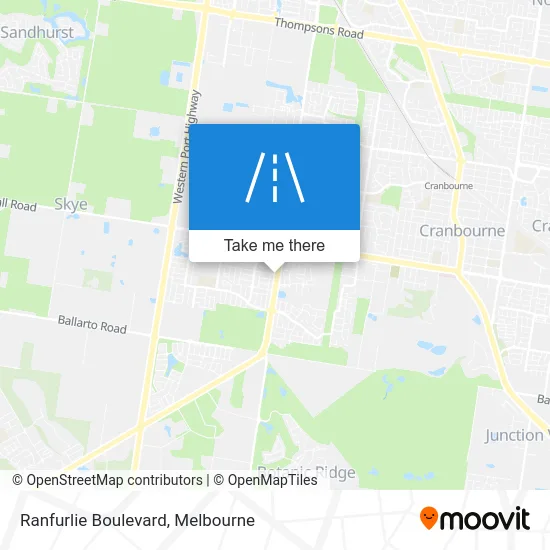 Mapa Ranfurlie Boulevard