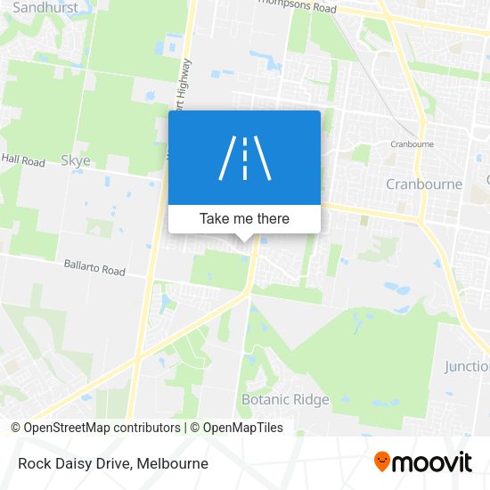 Rock Daisy Drive map
