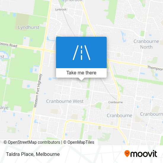 Taldra Place map