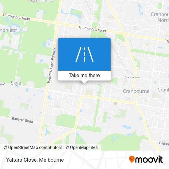 Yaltara Close map