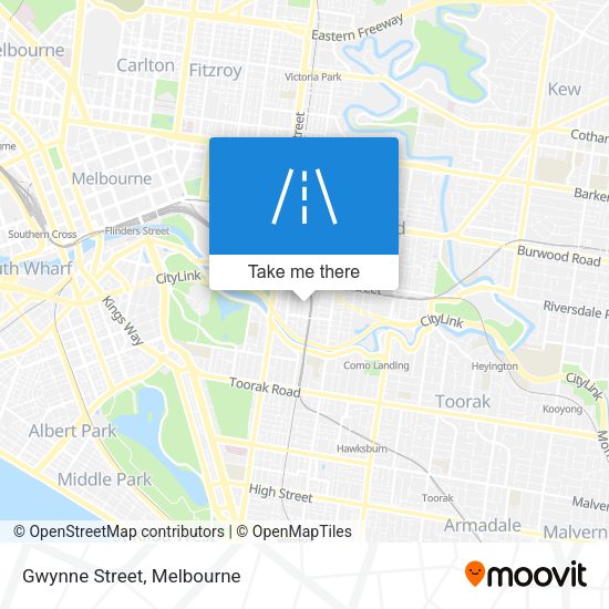 Gwynne Street map
