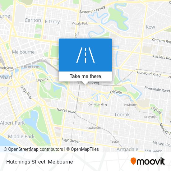 Hutchings Street map