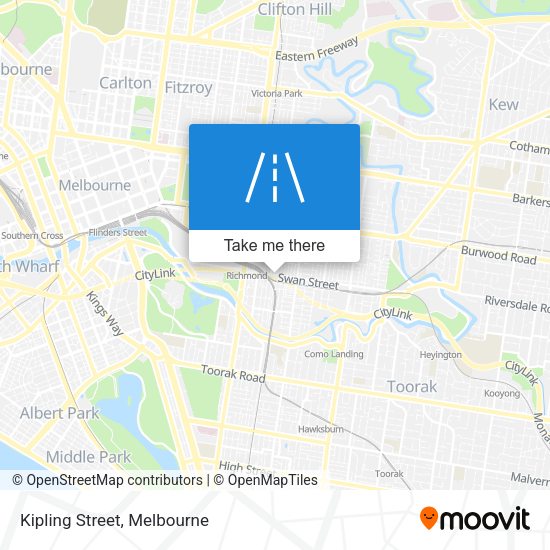 Kipling Street map