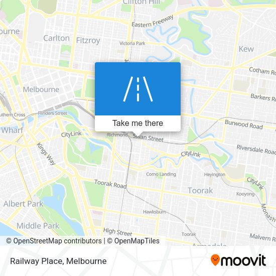 Railway Place map