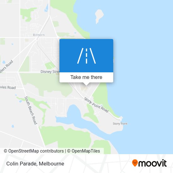 Colin Parade map