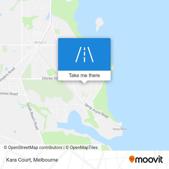 Kara Court map