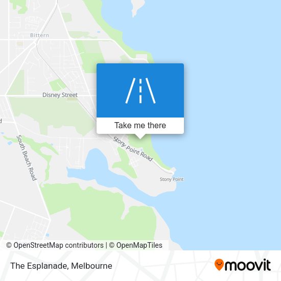 The Esplanade map