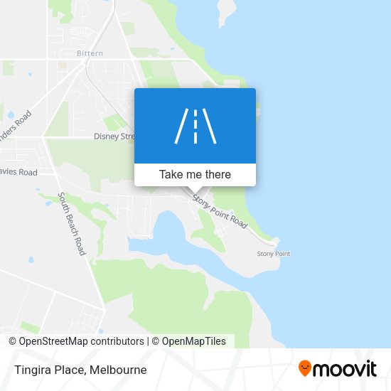 Tingira Place map