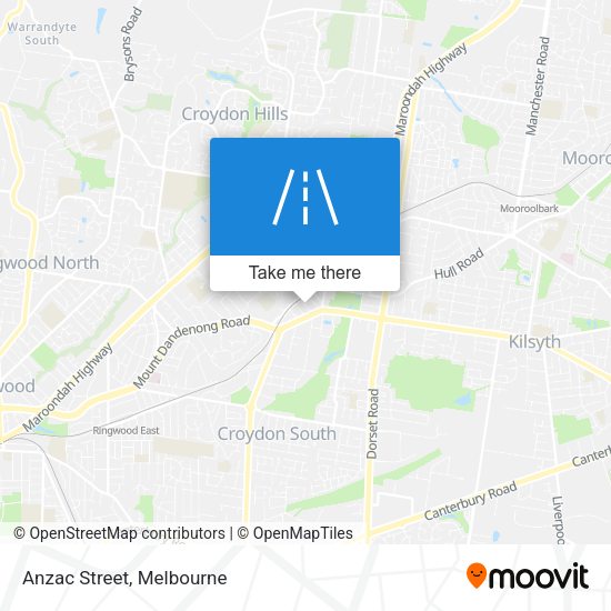 Anzac Street map