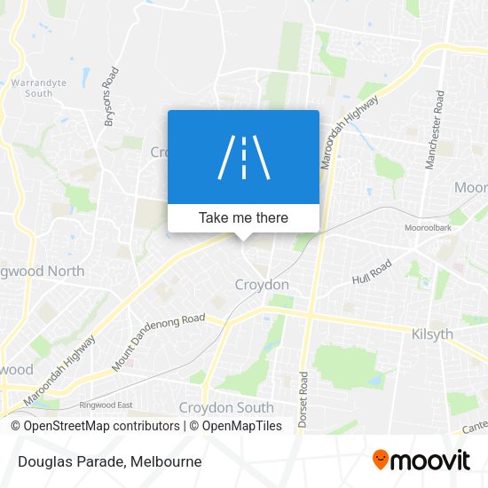 Douglas Parade map