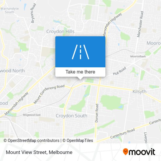 Mount View Street map