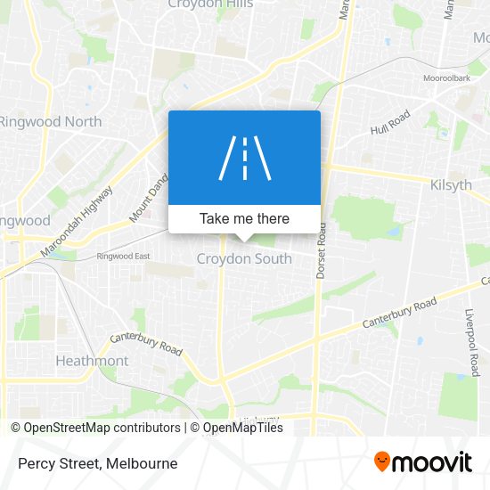 Percy Street map