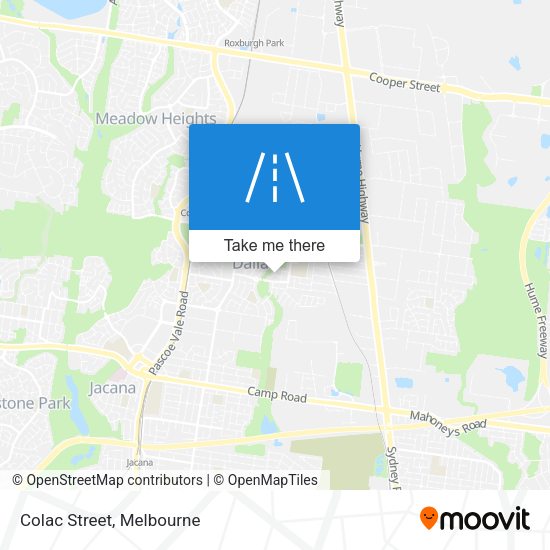 Colac Street map