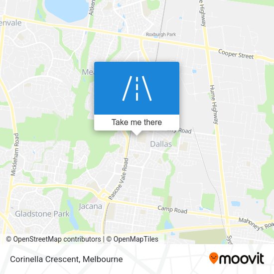 Corinella Crescent map