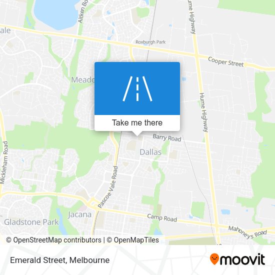 Emerald Street map