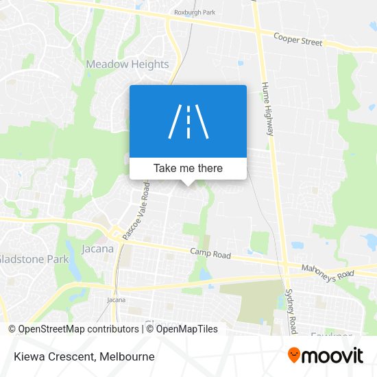 Kiewa Crescent map