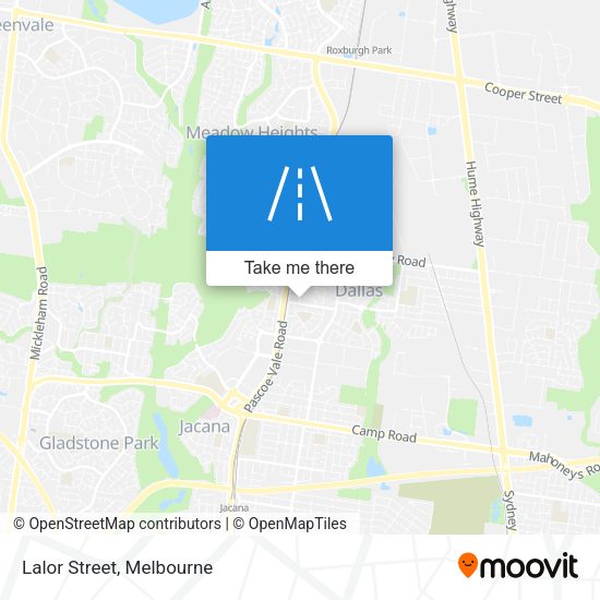 Lalor Street map