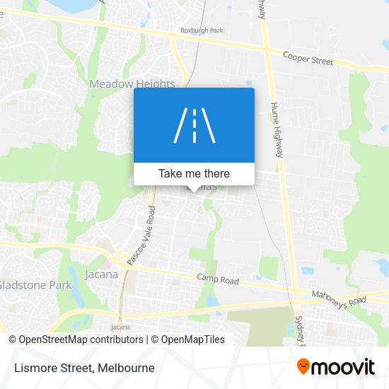 Lismore Street map