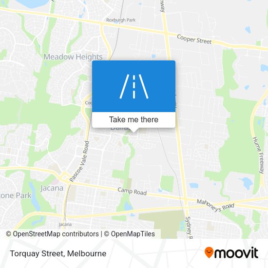 Torquay Street map