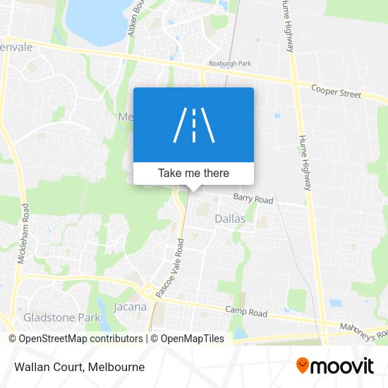 Wallan Court map