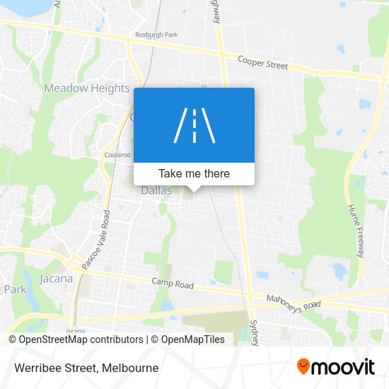 Werribee Street map