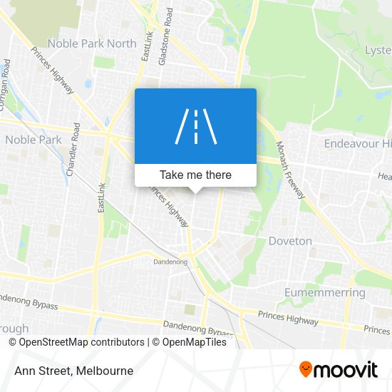 Ann Street map