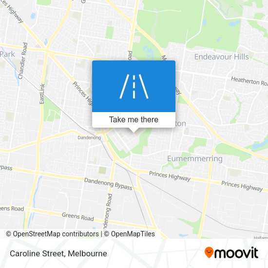 Caroline Street map