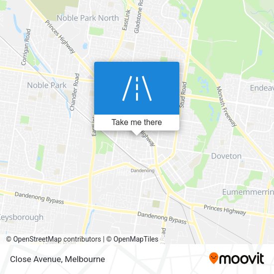Close Avenue map
