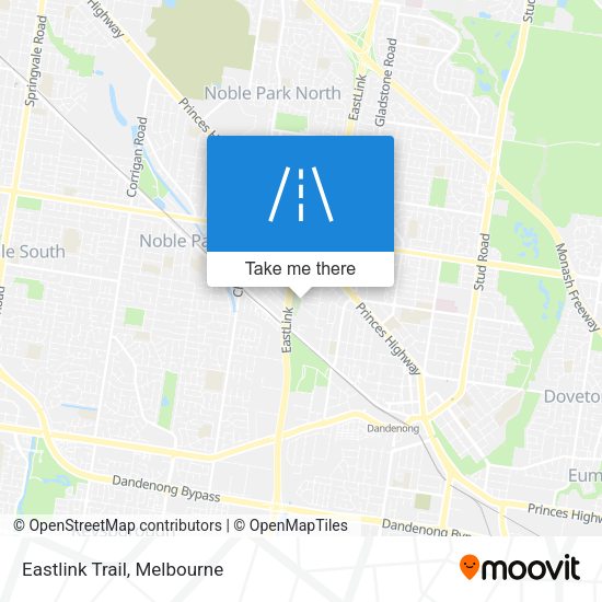 Eastlink Trail map