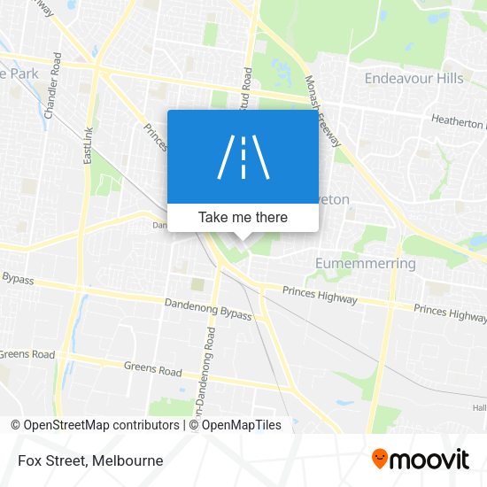Fox Street map