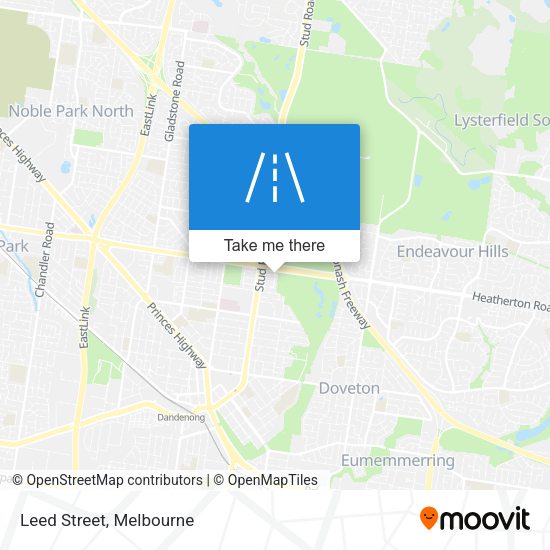 Leed Street map