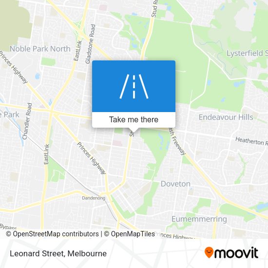 Leonard Street map