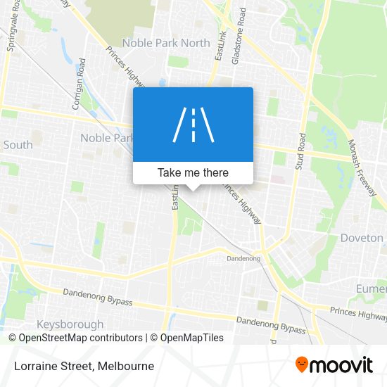Lorraine Street map